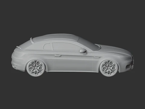 Alfa Romeo Brera 3D Model