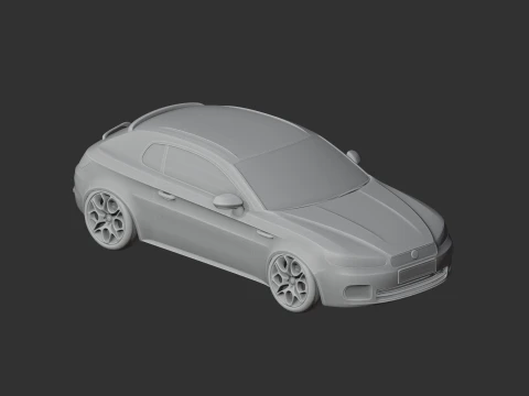 Alfa Romeo Brera 3D Model