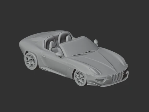 Alfa Romeo Disco Volante by Touring 3D Model