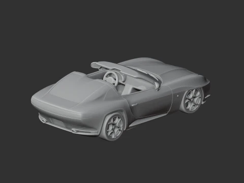 Alfa Romeo Disco Volante by Touring 3D Model