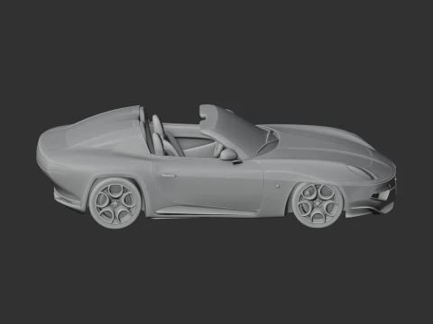 Alfa Romeo Disco Volante by Touring 3D Model