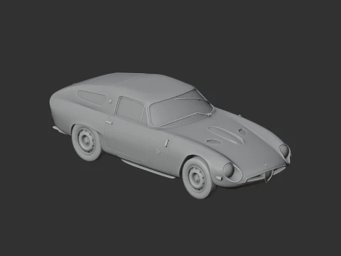 Alfa Romeo Giulia TZ 3D Model