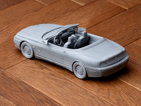 Alfa Romeo GTV and Spider 3D Model