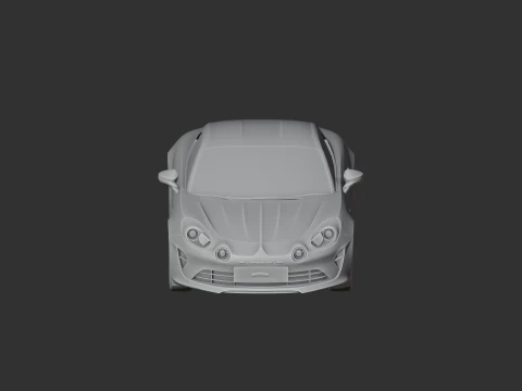 Alpine A110 2017 3D Model