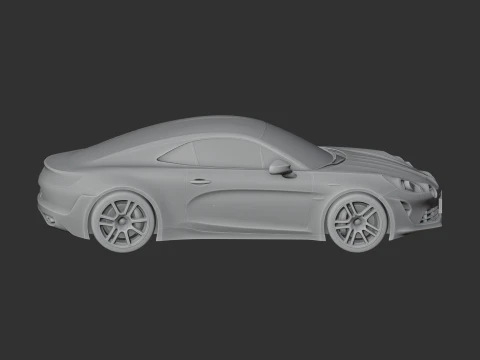 Alpine A110 2017 3D Model
