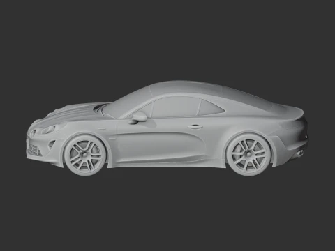 Alpine A110 2017 3D Model