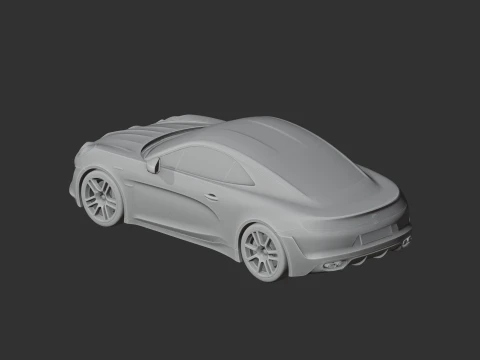 Alpine A110 2017 3D Model