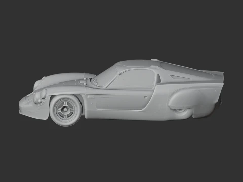 Alpine A220 Modello 3D