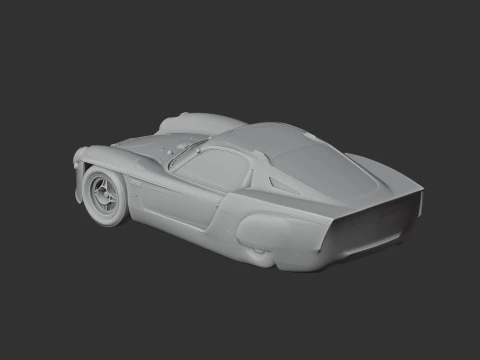 Alpine A220 Modello 3D