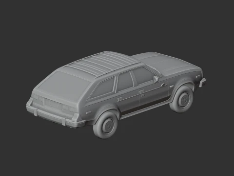 AMC Eagle 3D Model