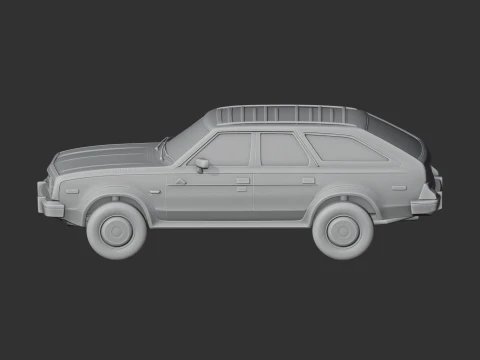 AMC Eagle 3D Model