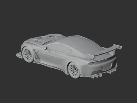 Aston Martin DBR9 3D Model