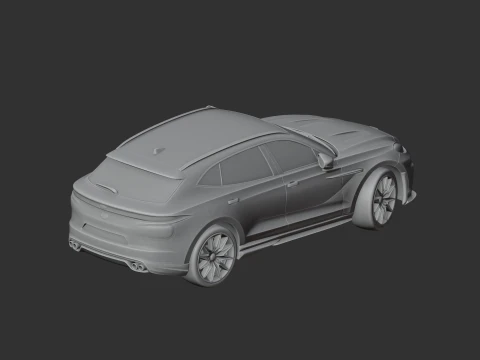 Aston Martin DBX 3D Model