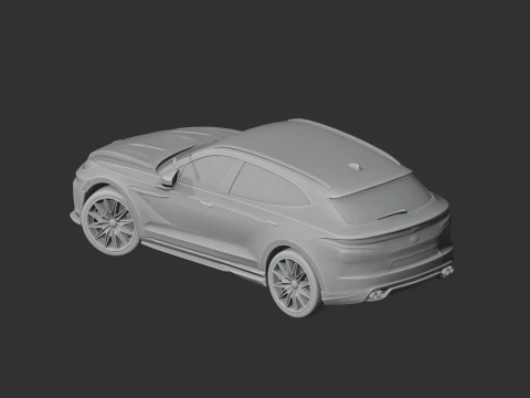 Aston Martin DBX 3D Model