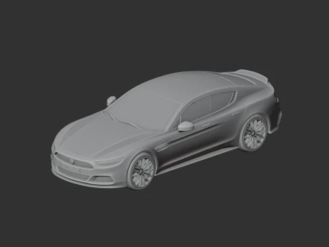 Aston Martin Rapide 3D Model