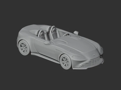 Aston Martin V12 Speedster 3D Model