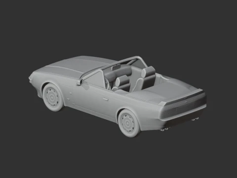 Aston Martin V8 Zagato 3D Model