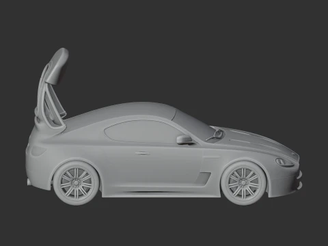 Aston Martin Vantage 2005 3D Model