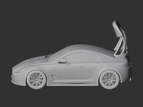 Aston Martin Vantage 2005 3D Model