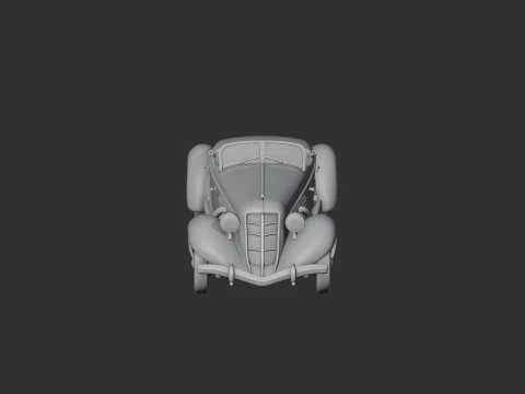 Auburn Speedster 3D Model