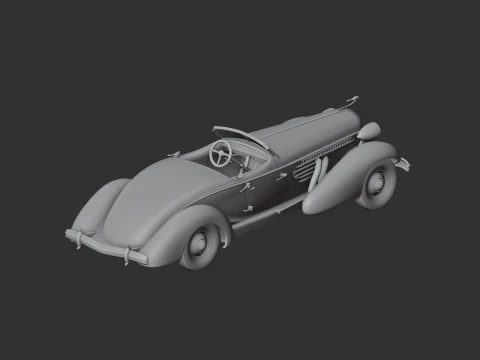 Auburn Speedster 3D Model