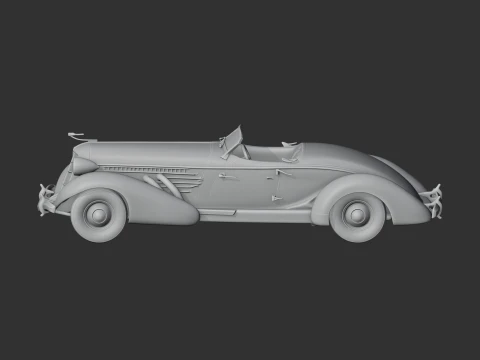 Auburn Speedster 3D Model