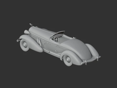 Auburn Speedster 3D Model
