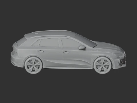 Audi A3 3D Model