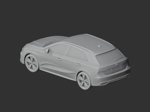 Audi A3 3D Model