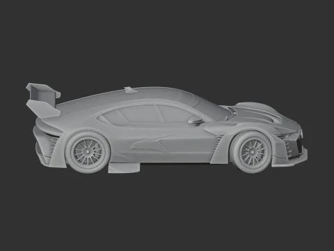Audi e-tron Vision Gran Turismo 3D Model