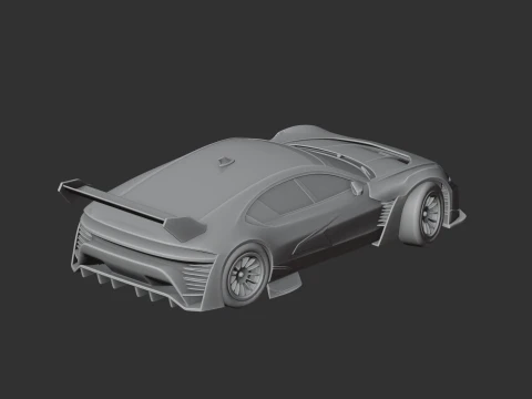 Audi e-tron Vision Gran Turismo 3D Model