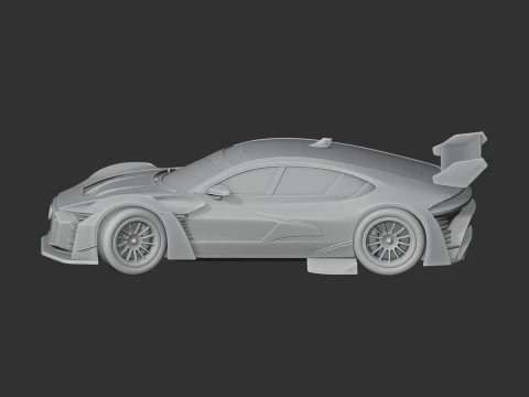 Audi e-tron Vision Gran Turismo 3D Model