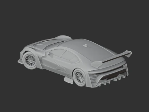 Audi e-tron Vision Gran Turismo 3D Model