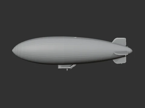 Airship 3D Model