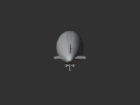 Airship 3D Model