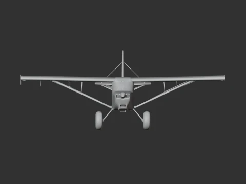 American Champion Citabria 3D Model