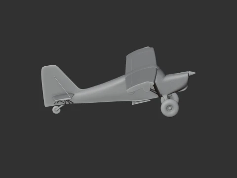 American Champion Citabria 3D Model