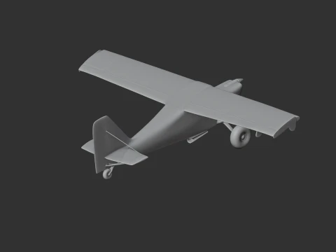 American Champion Citabria 3D Model