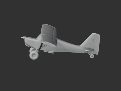 American Champion Citabria 3D Model