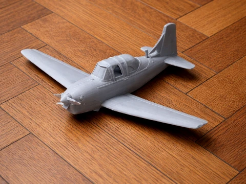 Beechcraft T-34 Mentor Modelo 3D