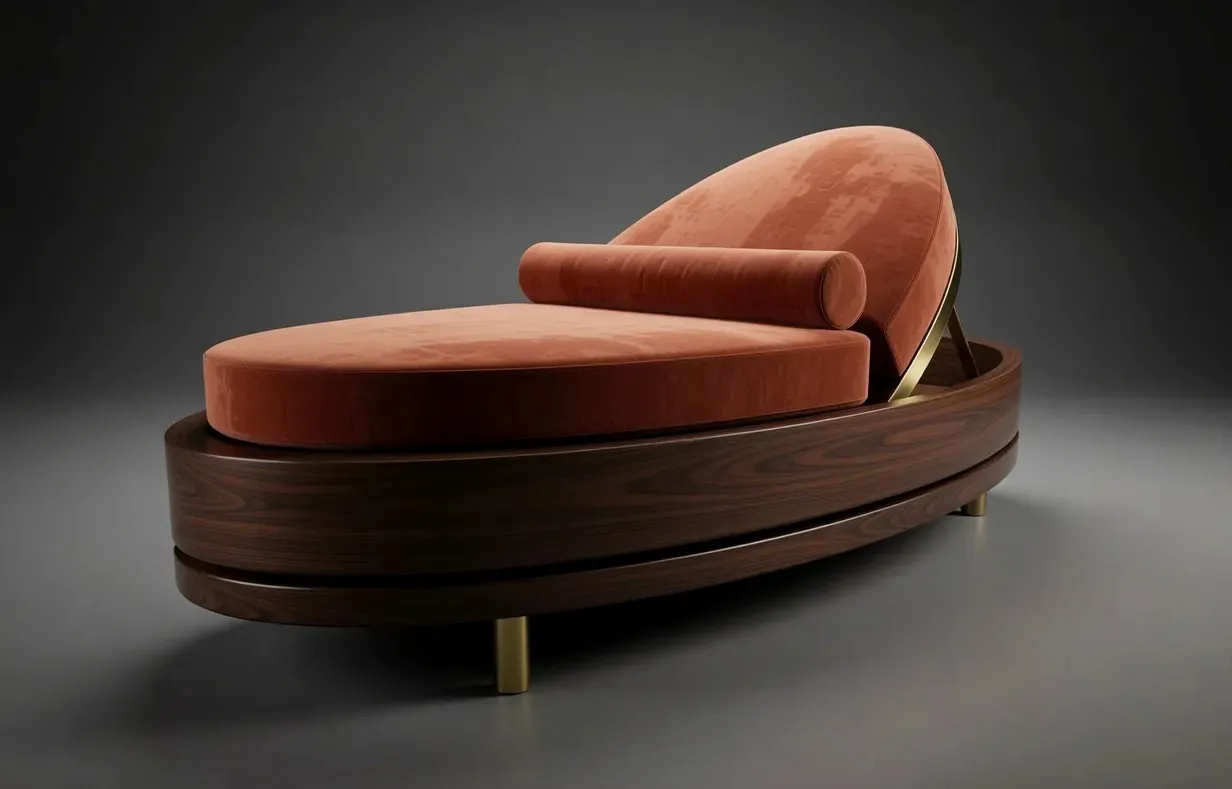 Modern Adjustable Chaise Lounger Minimalist Chair 3D Model .c4d .max .obj .3ds .fbx .stl .blend