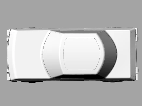 Carro cl&aacute;ssico detalhado sedan retr&ocirc; estilizado Modelo 3D