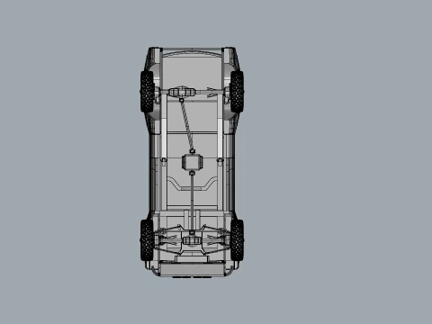 Stylized Off-Road Pickup Truck 4x4 Adventure Vehicle 3D Model