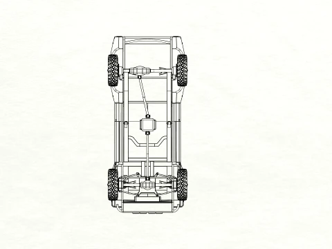 Stylized Off-Road Pickup Truck 4x4 Adventure Vehicle 3D Model