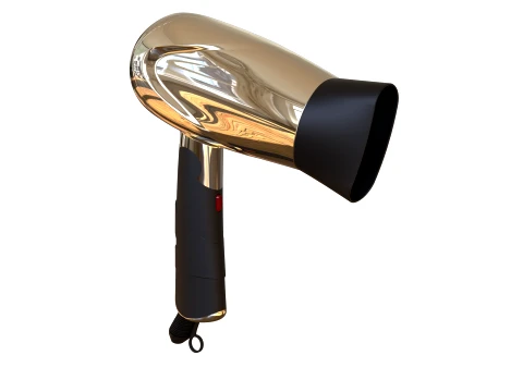 Modern Hair Dryer - Professional Handheld Blow Dryer 3D Mode 3D Model
