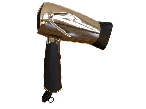 Modern Hair Dryer - Professional Handheld Blow Dryer 3D Mode 3D Model