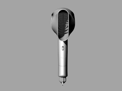 Modern Hair Dryer - Professional Handheld Blow Dryer 3D Mode 3D Model