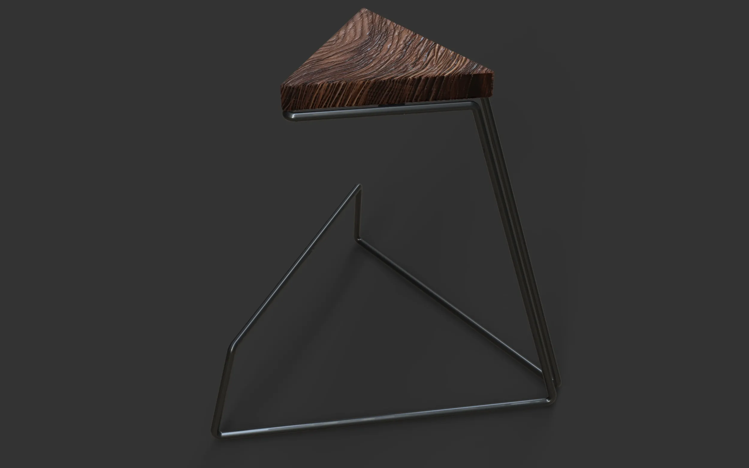 Delta Side Table Modern Minimalist Side Table 3D Model .c4d .max .obj .3ds .fbx .stl .blend