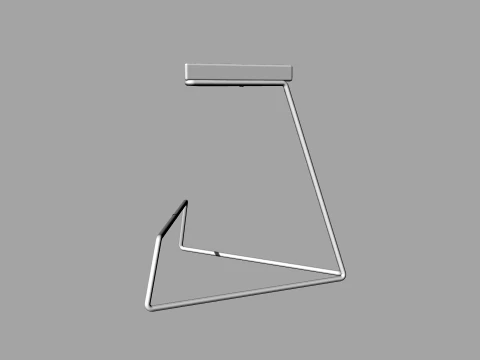 Delta Side Table Modern Minimalist Side Table 3D Model