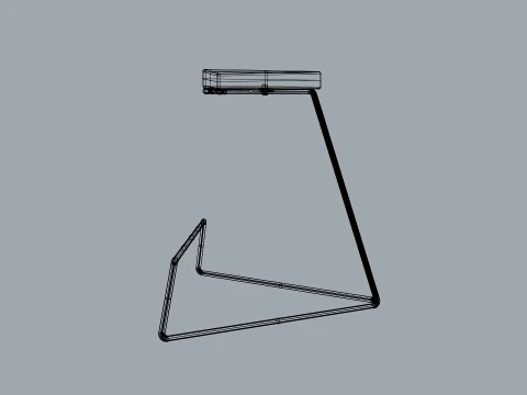 Delta Side Table Modern Minimalist Side Table 3D Model